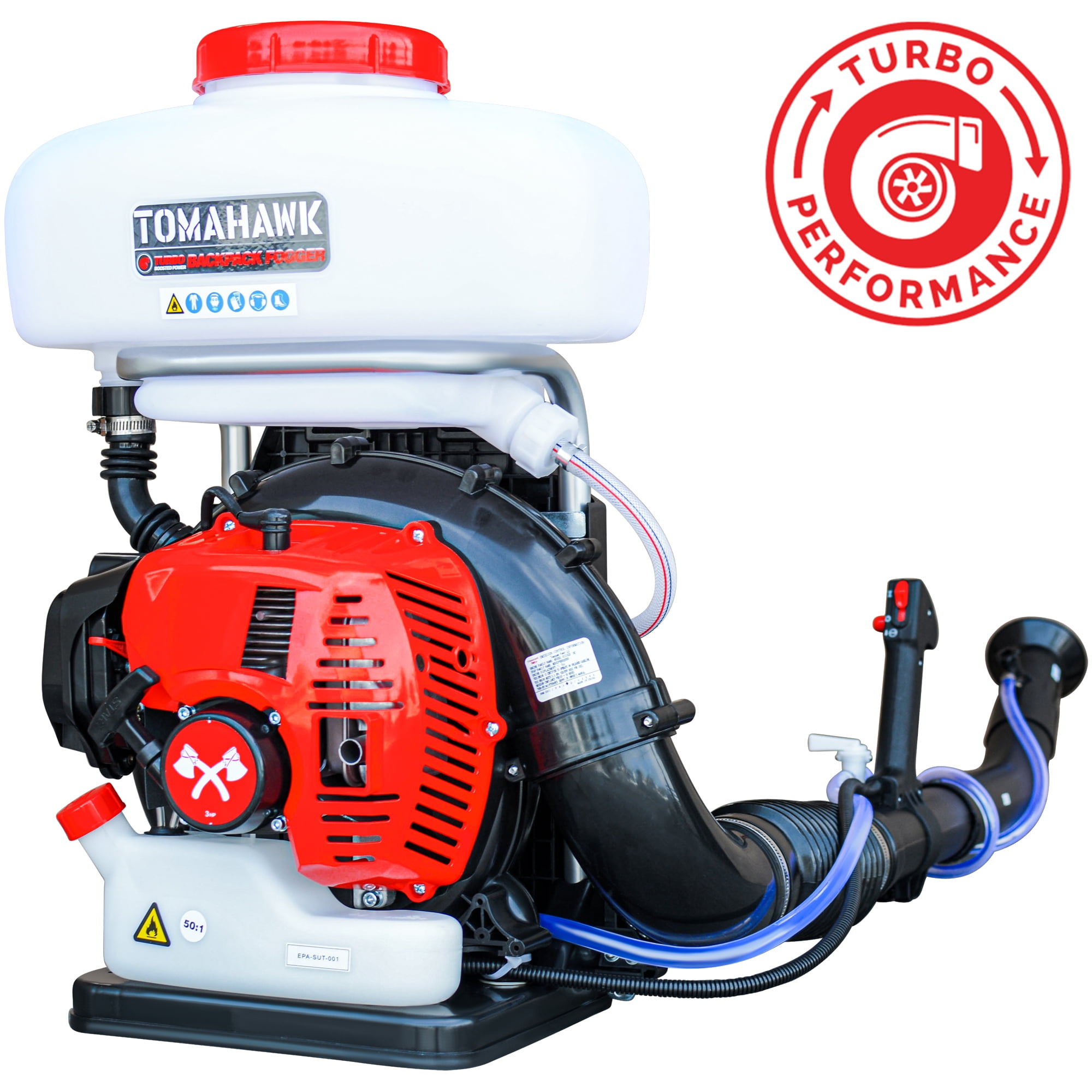 TOMAHAWK 3 HP Turbo Backpack Mosquito Fogger Leaf Blower 2 Stroke Mosquito Tick Pest Control