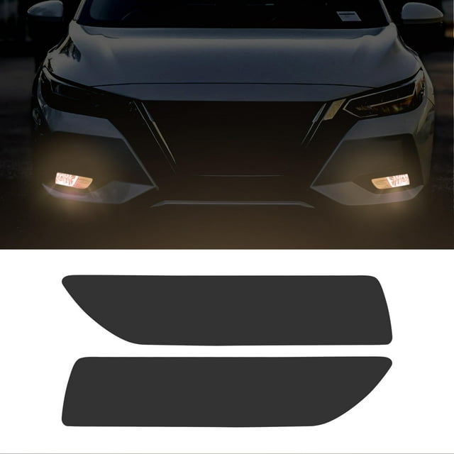 TOMALL Fog Light Vinyl YPF5 Smoke Tint Films Compatible with Nissan