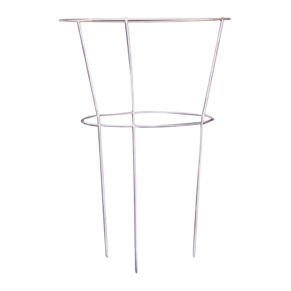 Glamos Wire 706009 Peony Support, Round, 3-Leg, 2-Ring