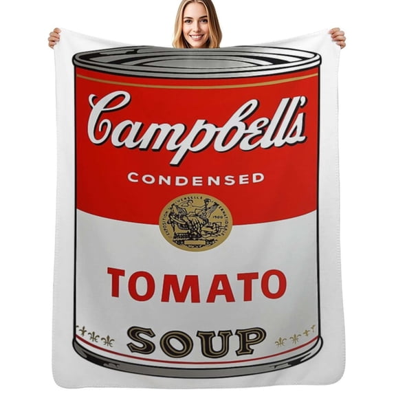 TOMATO SOUP Flannel Blanket Warm Soft Bedding Throws Winter Camping Chair Sofa Bed