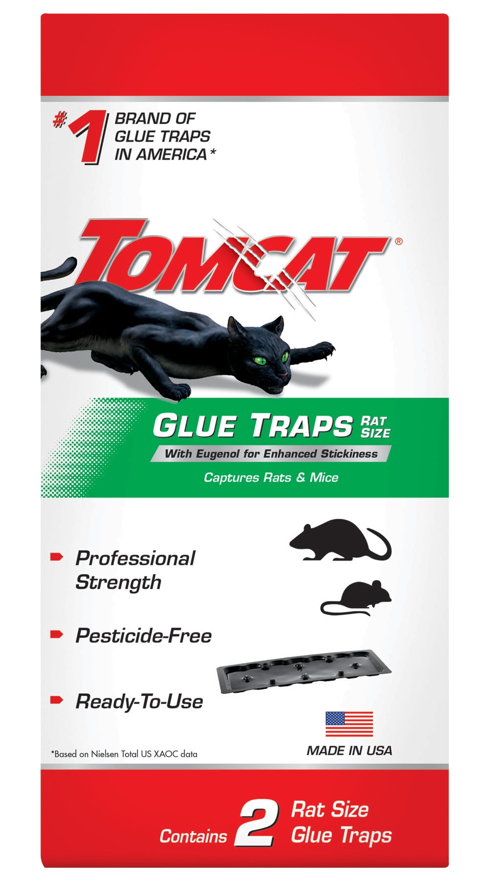 Tomcat® Glue Traps Mouse Size with Eugenol for Enhanced Stickiness