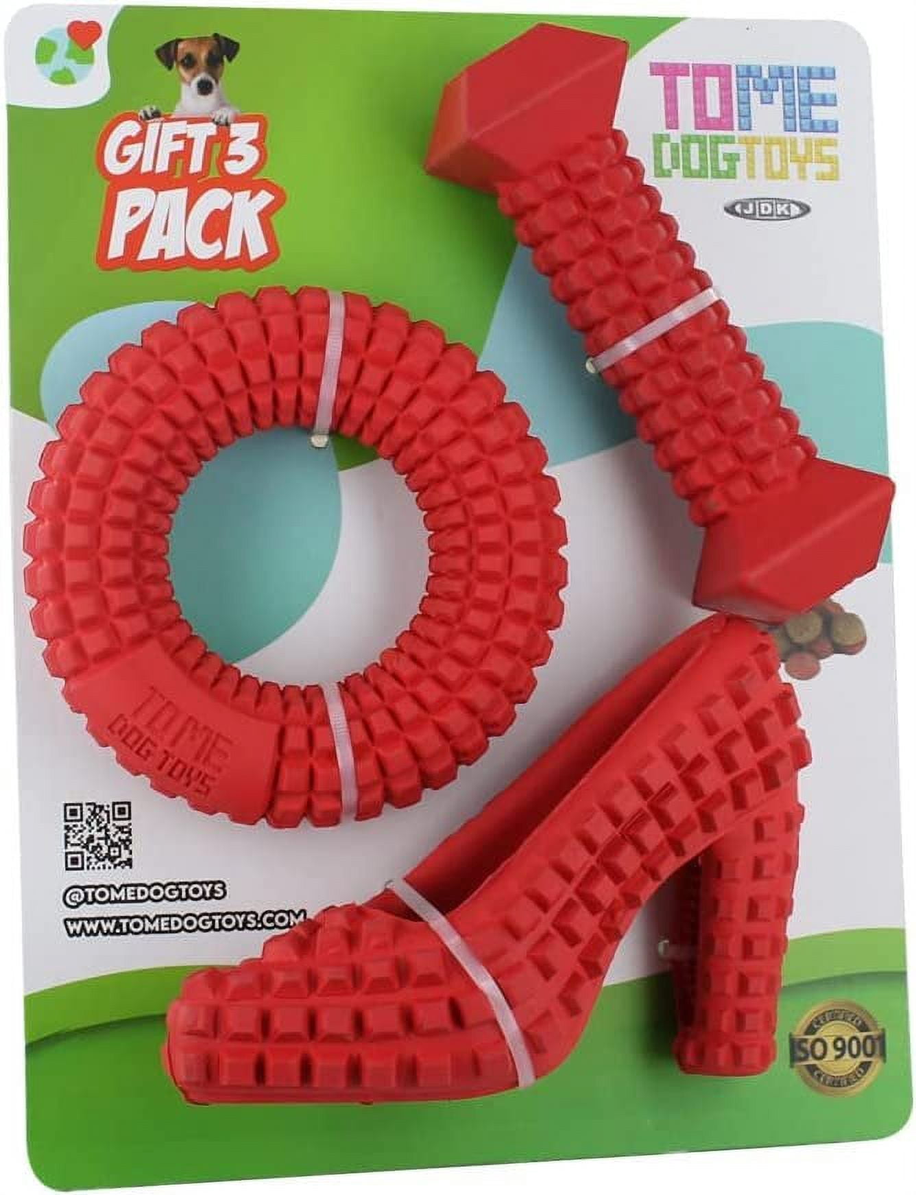 TOME DOG TOYS for Aggressive Chewers – Teething Toys Dog Toothbrush for ...