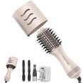 thumbnail image 1 of TOME Travel Hair Dryer Brush,Dual Voltage Mini Hot Air Brush 2 inch Volumizer,Pink, 1 of 8
