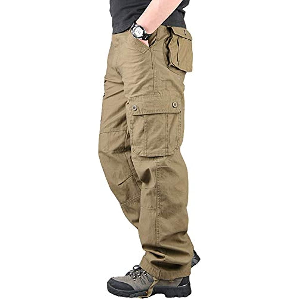 TOMITANY Men's Tactical Lightweight Cargo Hiking Pants with 6