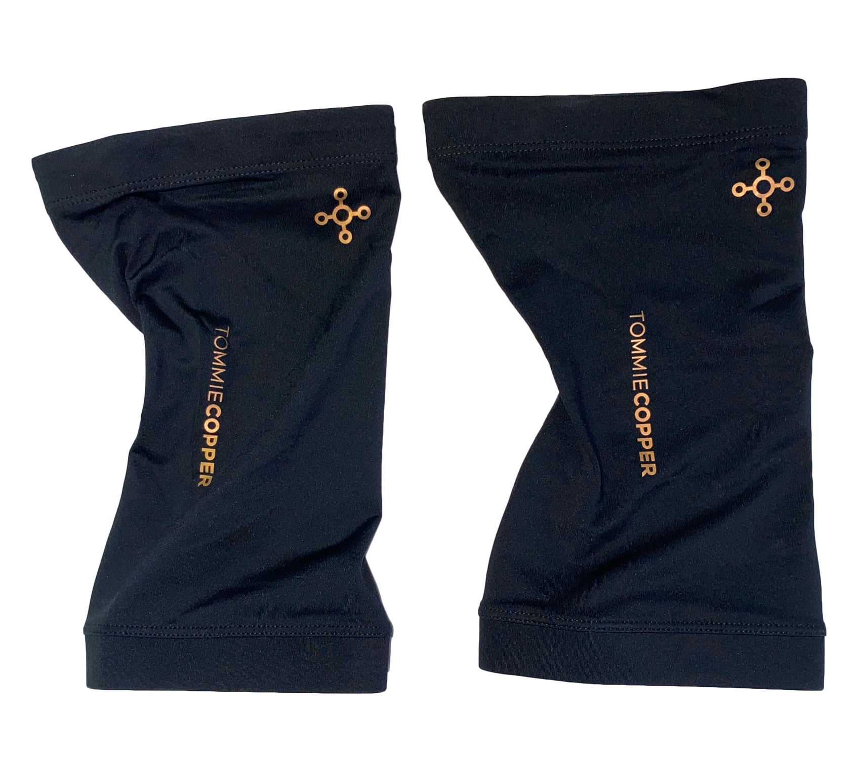 TOMMIE COPPER Black 2Pack Compression Infrared Knee Sleeves 0341 XXX