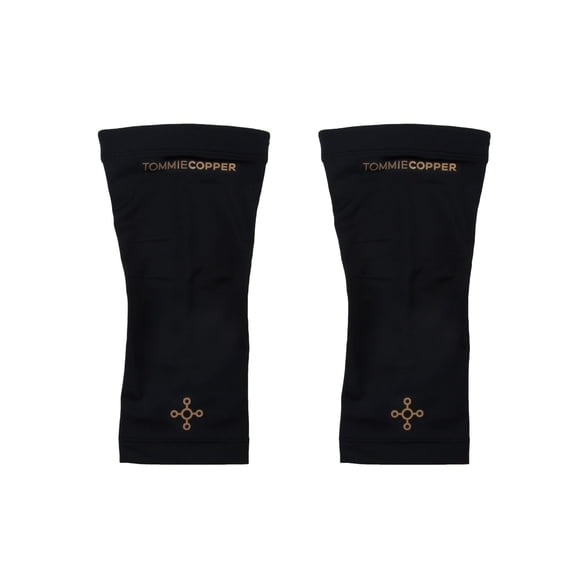 TOMMIE COPPER Unisex Black Compression Calf Sleeves Large NEW