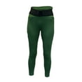 thumbnail image 1 of TOMMIE COPPER Women's Adjustable Strap Back Support Pro 24" Leggings, Olive, L, 1 of 4