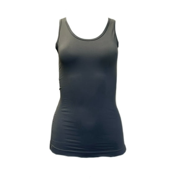 TOMMIE COPPER Women's Lower Back Support Tank Top Grey, Medium