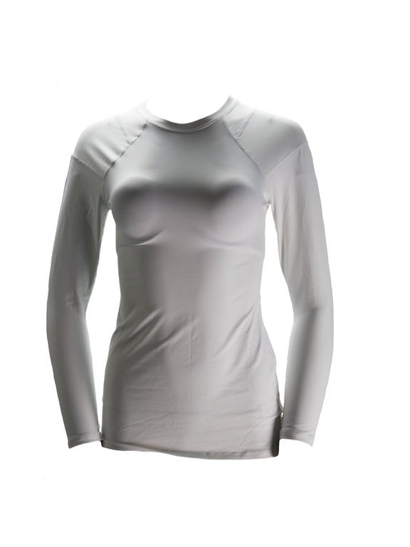 Women's Shoulder Centric Support Shirt, White, Medium