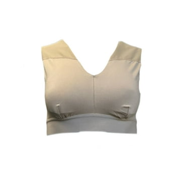 TOMMIE COPPER Womens Nude Shoulder Support Comfort Bra, Small