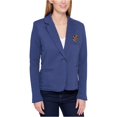 thumbnail image 1 of Tommy Hilfiger Womens Patched One Button Blazer Jacket, Blue, X-Small, 1 of 1
