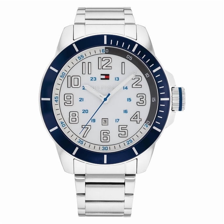 Tommy Hilfiger 1791073 White Dial Stainless Steel Silver  display picture 1