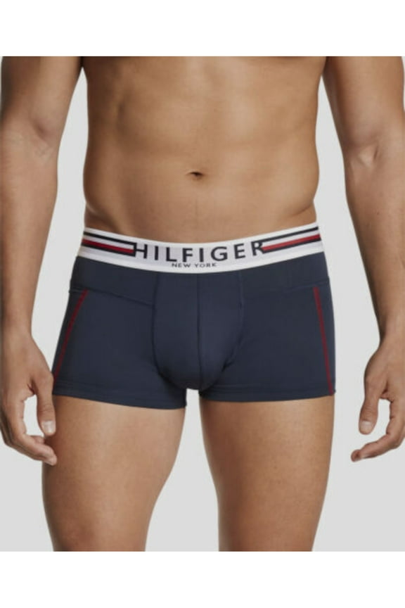 Intimates Navy Micro Moisture Wicking Contour Pouch Trunk Underwear XL