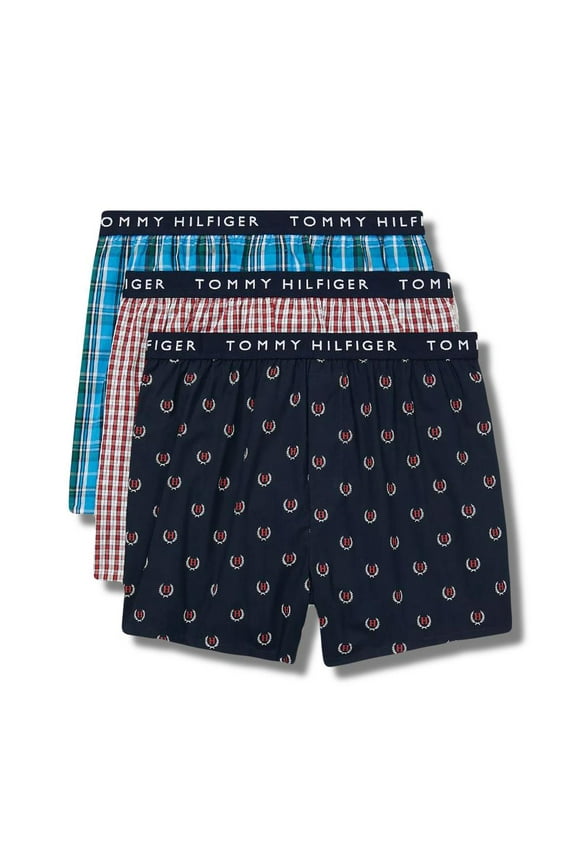 MEN X3 - 243 JULES MEDIUM - 3 PACK WOVEN BOXER UNDERWEAR