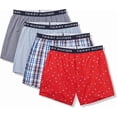 thumbnail image 1 of TOMMY HILFIGER MEN X4 - 253 LIGHTHOUSE LARGE - 4 PACK WOVEN BOXER UNDERWEAR, 1 of 1