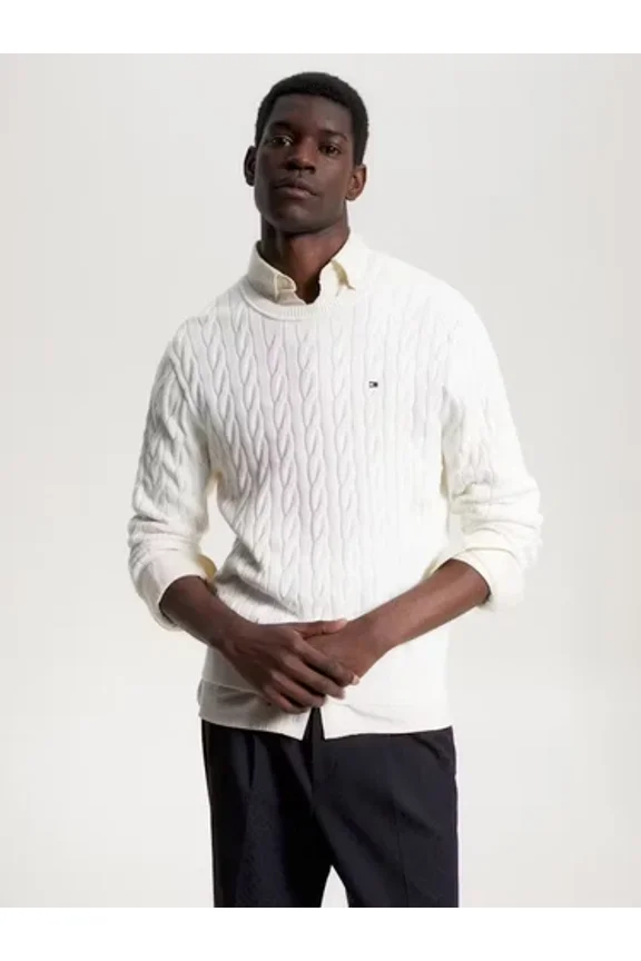 Men's Classics Cable Knit Relaxed Fit Jumper Size 2XL