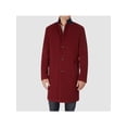 thumbnail image 1 of TOMMY HILFIGER Mens Addison Red Single Breasted, Wool Blend Overcoat 46L, 1 of 5