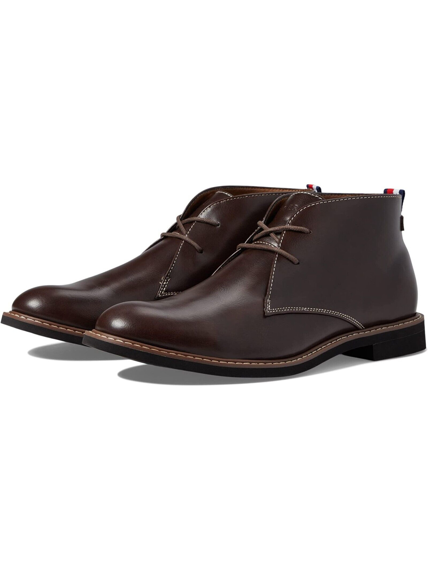 Tommy Hilfiger Men\'s Brown Leather Chukka Boots Amazon.com | Tommy Hilfiger Men main image 3