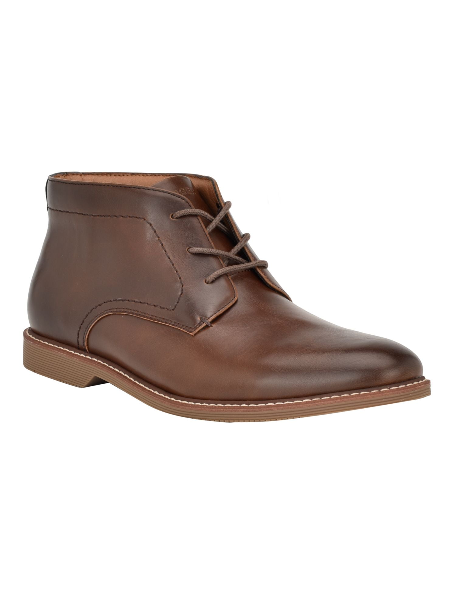 Tommy Hilfiger Men Rosell Plain Toe Chukka Boot Size US 10.5M Black Faux Leather Men main image 4
