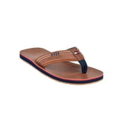 TOMMY HILFIGER Mens Brown Padded Destino Round Toe Slip On Flip Flop Sandal 9 M