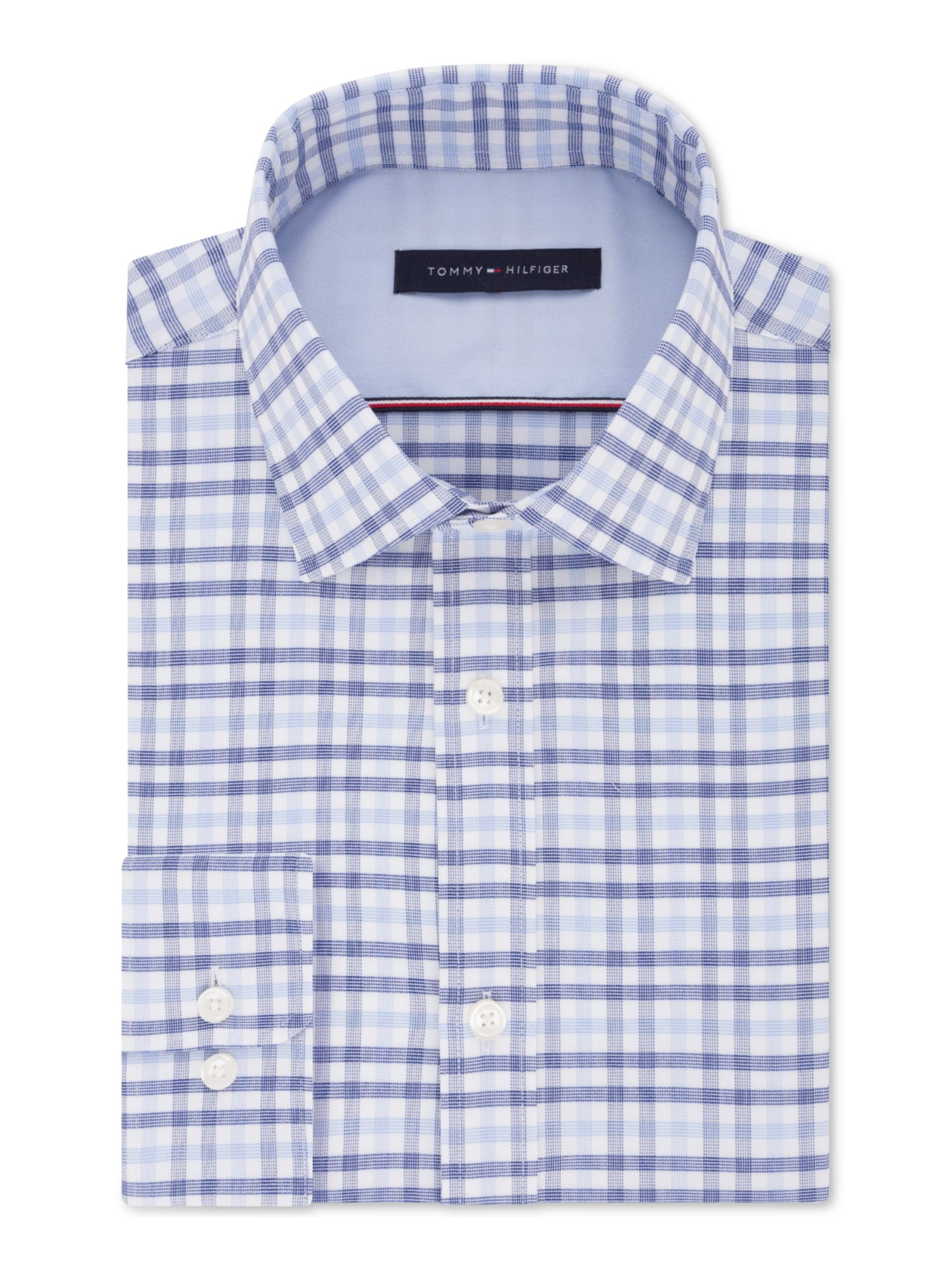 TOMMY HILFIGER Mens Navy Check Collared Classic Fit Jamaica | Ubuy TOMMY HILFIGER Mens Navy Check Collared Classic Fit Jamaica | Ubuy