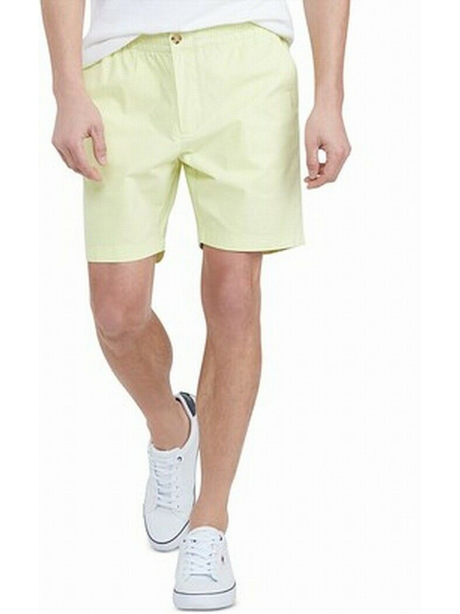 Tommy Hilfiger Men s Th Flex Stretch Theo 7 Shorts Blue Size Large Walmart