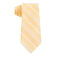 thumbnail image 1 of TOMMY HILFIGER Mens Yellow Stripe Classic Neck Tie, 1 of 2