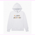 thumbnail image 1 of TOMMY HILFIGER Pride Popover Hoodie,White,XS/TP, 1 of 2