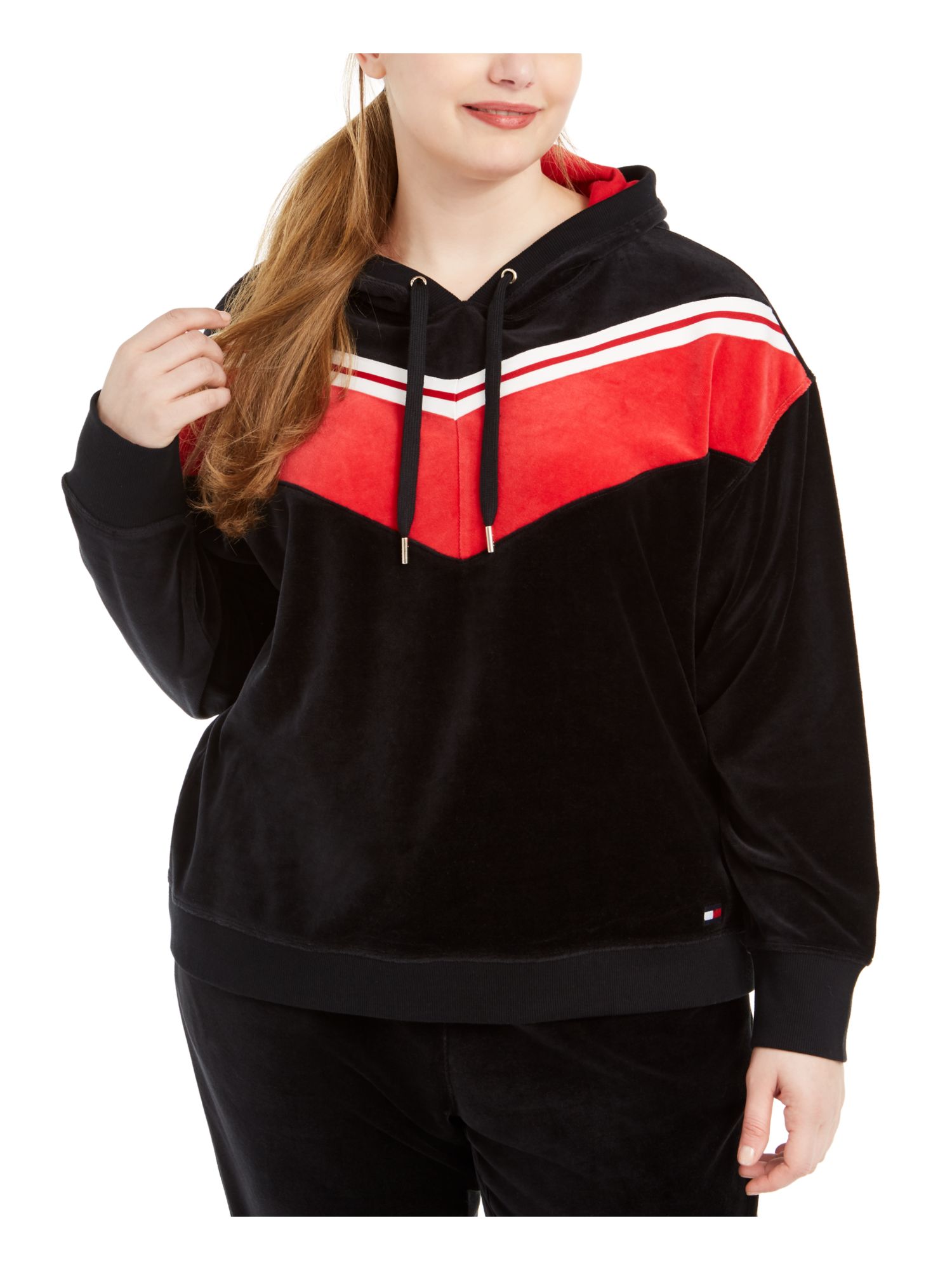 Color block tommy hilfiger hoodie best sale