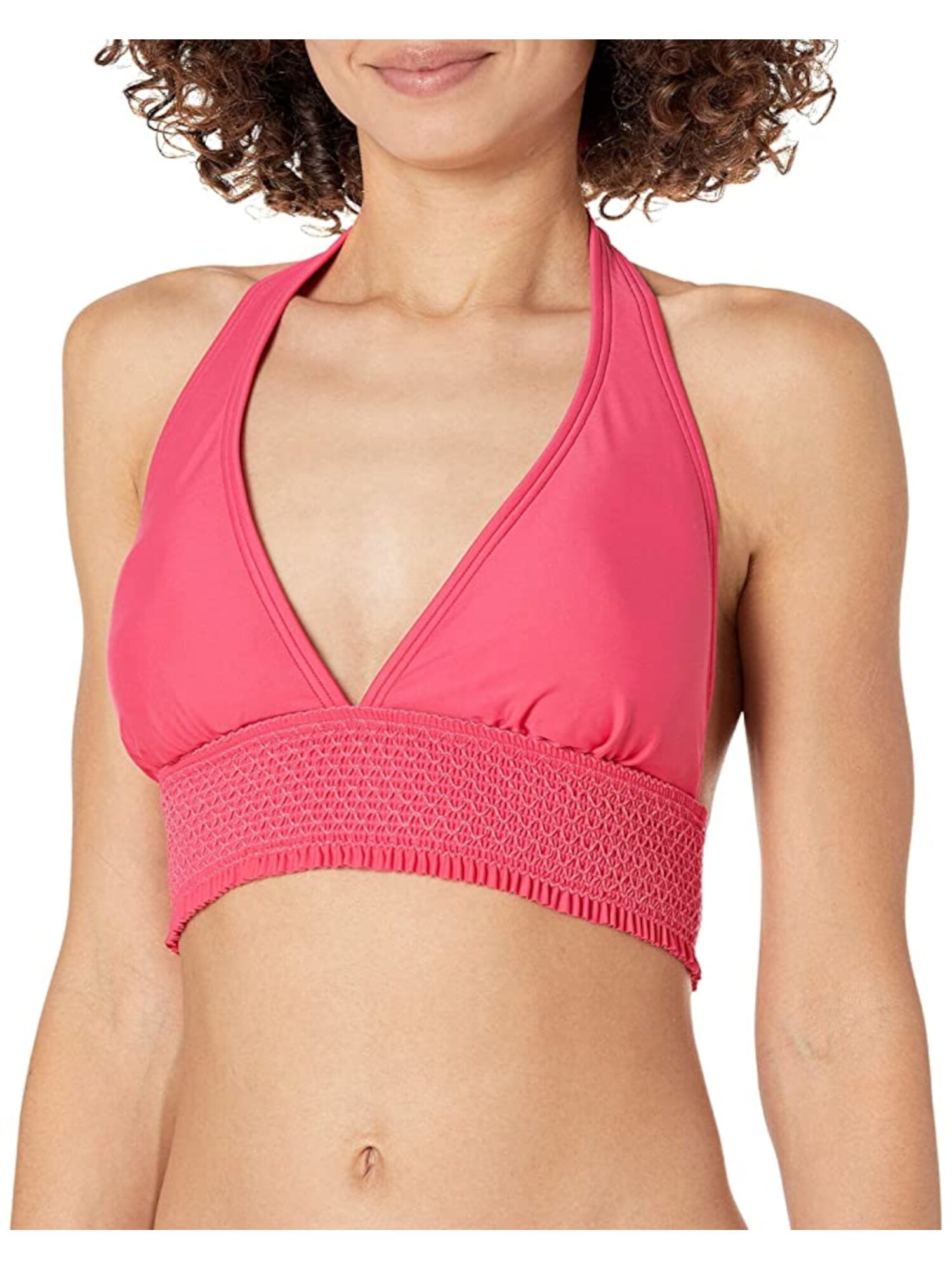 TOMMY HILFIGER Women s Black Stretch REMOVABLE CUPS Deep V Neck UV