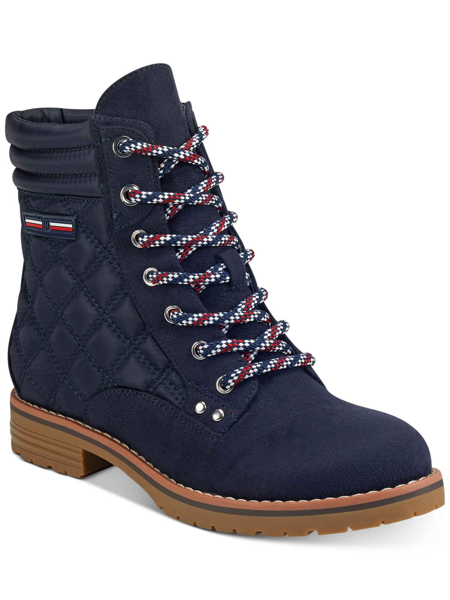 Tommy Hilfiger Womens Onella Quilted Booties Ankle Boots