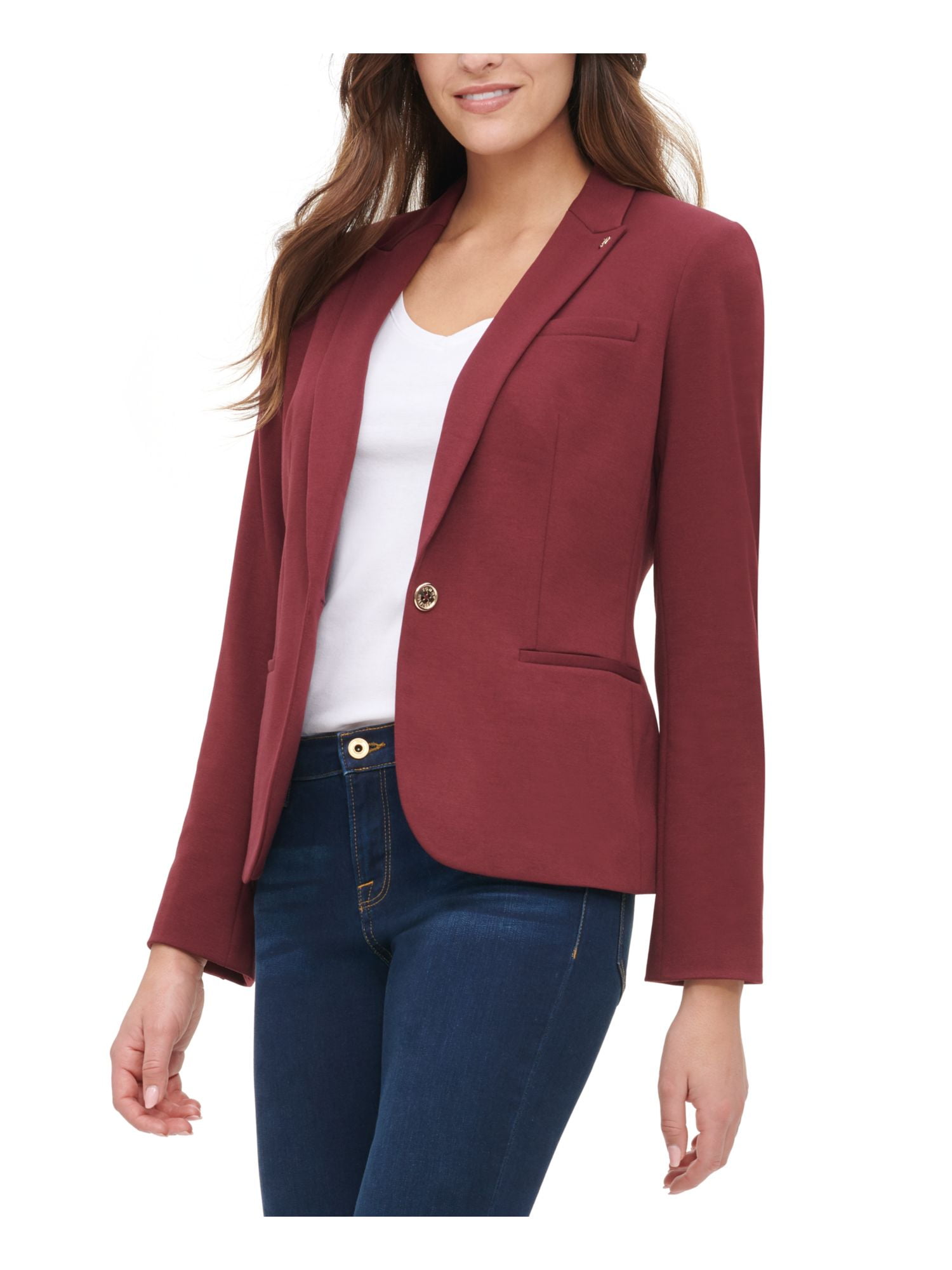 red tommy hilfiger blazer