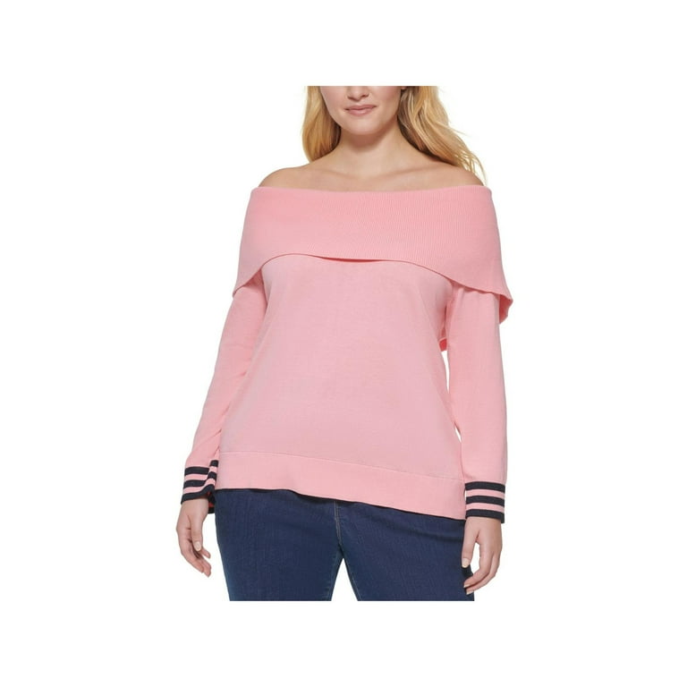 Tommy hilfiger one cheap shoulder sweater