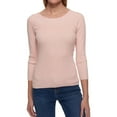 thumbnail image 1 of Tommy Hilfiger Womens Reverse Shawl Pullover Sweater, Pink, X-Large, 1 of 3