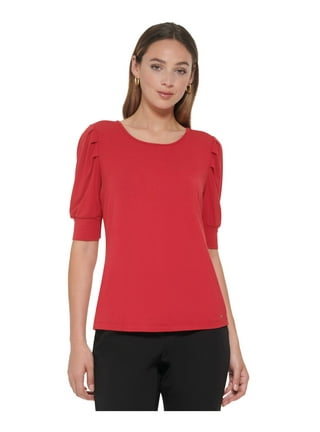 Lucky Brand Women's Matchbox Long-Sleeve T-Shirt (XS, Red Multi) 