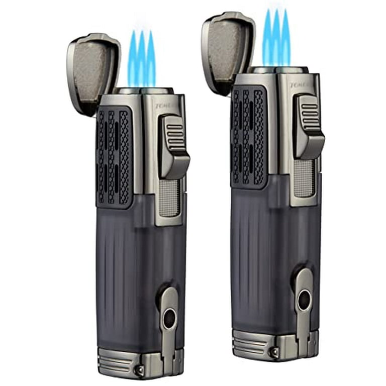 Boonfire Torch Lighters, Packs Triple Jet Flame Windproof, 56 OFF