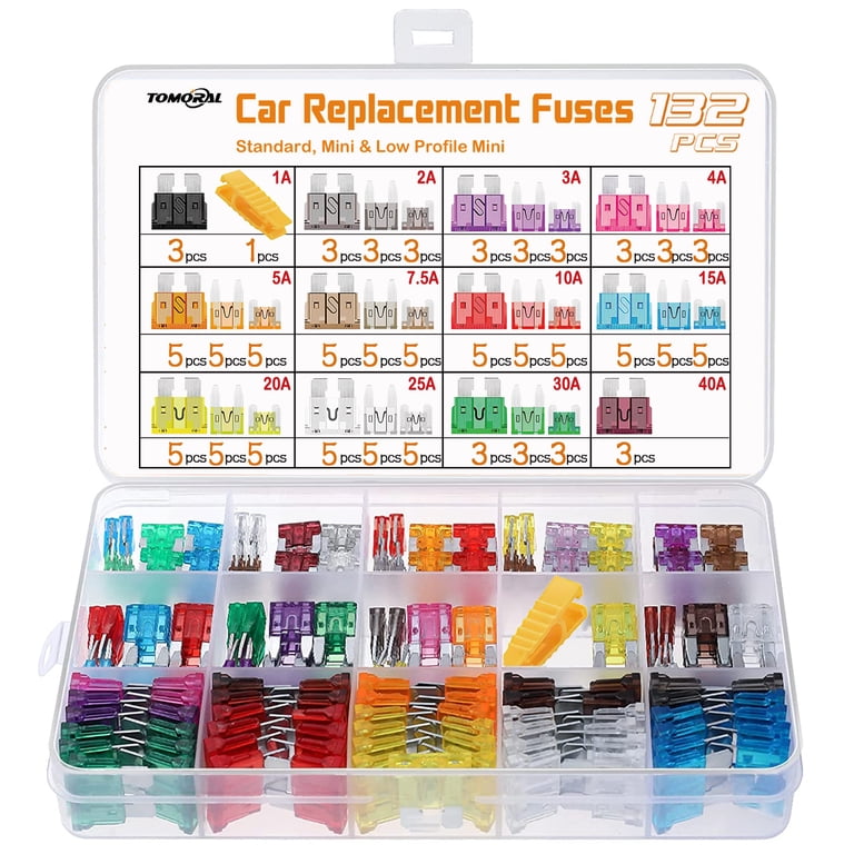 Flytuo 272-Piece Car Fuses Assortment Kit - Standard, Mini & Low Profile Mini, 2A To 35A For Cars, Trucks, Boats