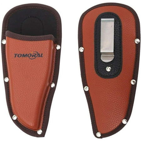 TOMORAL Pruner Holster Pruning shears Hanging Pouch PU Leather Pliers Pruner Holder For Hand Pruner, Garden Shears,Clippers