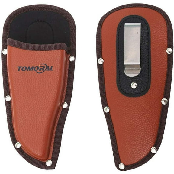 TOMORAL Pruner Holster Pruning shears Hanging Pouch PU Leather Pliers Pruner Holder For Hand Pruner, Garden Shears,Clippers