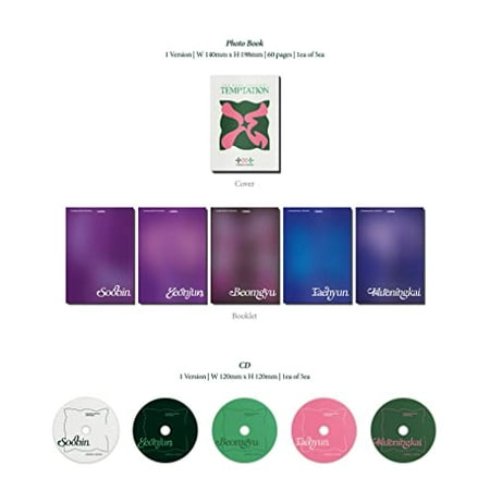 TOMORROW X TOGETHER TXT - THE NAME CHAPTER : TEMPTATION [Lullaby ver.] Album (Random ver.)