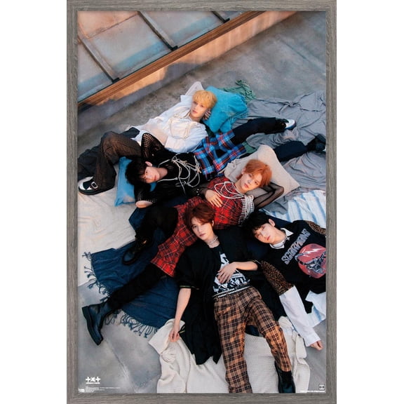 TOMORROW X TOGETHER - The Name Chapter: FREEFALL - CLARITY Wall Poster, 14.725" x 22.375" Framed
