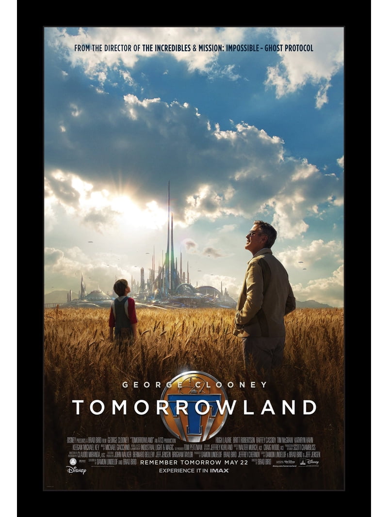 TOMORROWLAND - 11x17 Framed Movie Poster - Walmart.com