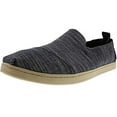 thumbnail image 1 of TOMS Deconstructed Alpargata Navy Striped Chambray 11 D (M), 1 of 3