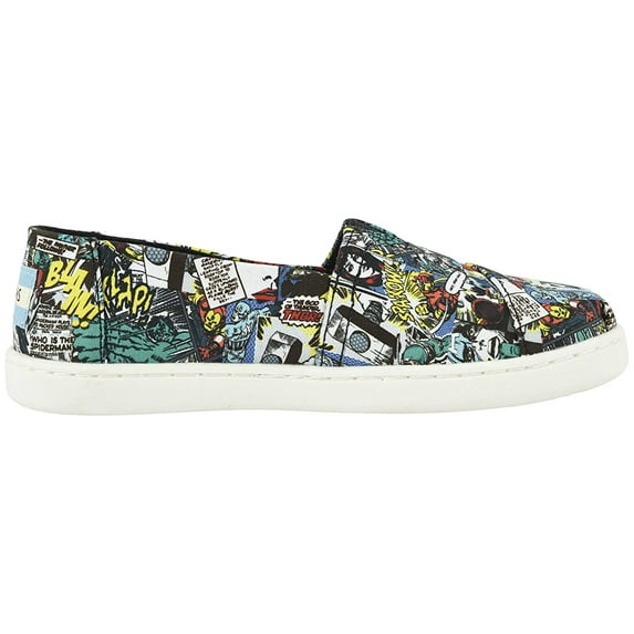 TOMS Kids Alpargata (Little Kid/Big Kid) Multi Marvel Comic Pop Print