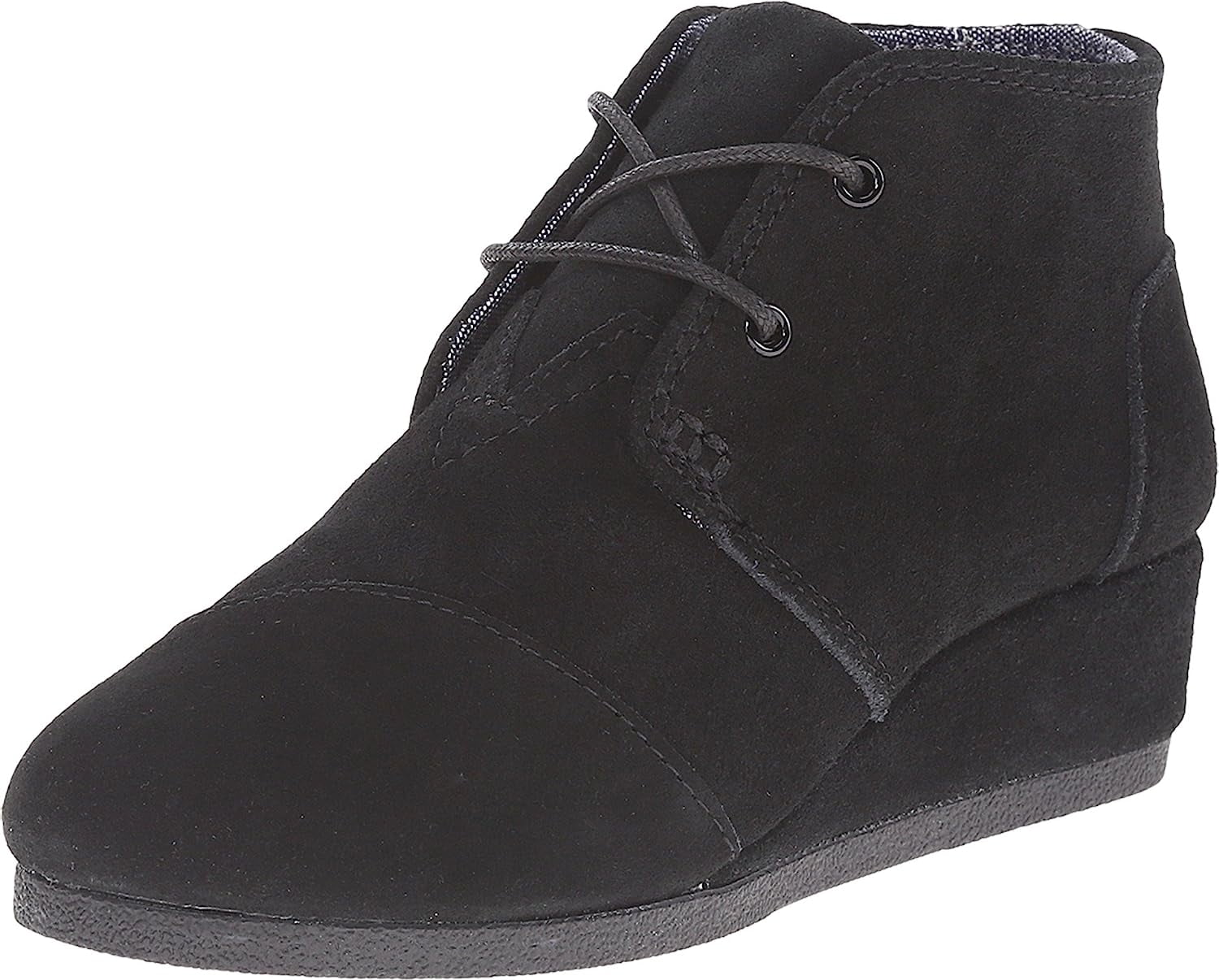 Ankle Boots Toms Kids Wedges TOMS Kids Desert Wedge Bootie (Little