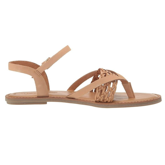 TOMS Lexie Honey Leather/Synthetic Braid