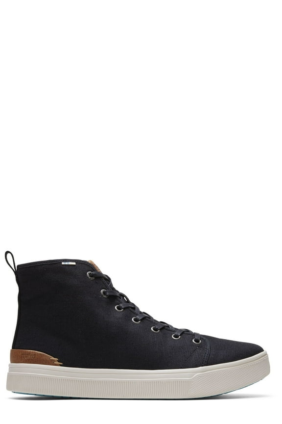 Men's Black Heritage Canvas Trvl Lite High Top Sneakers