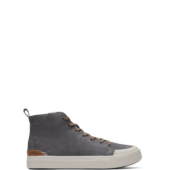 TOMS Men's Gunmetal Nubuck Trvl Lite High Top Sneakers