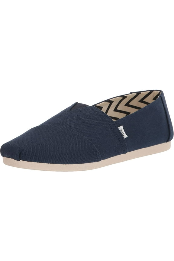 Mens Alpargata Loafer Flat 9 Navy