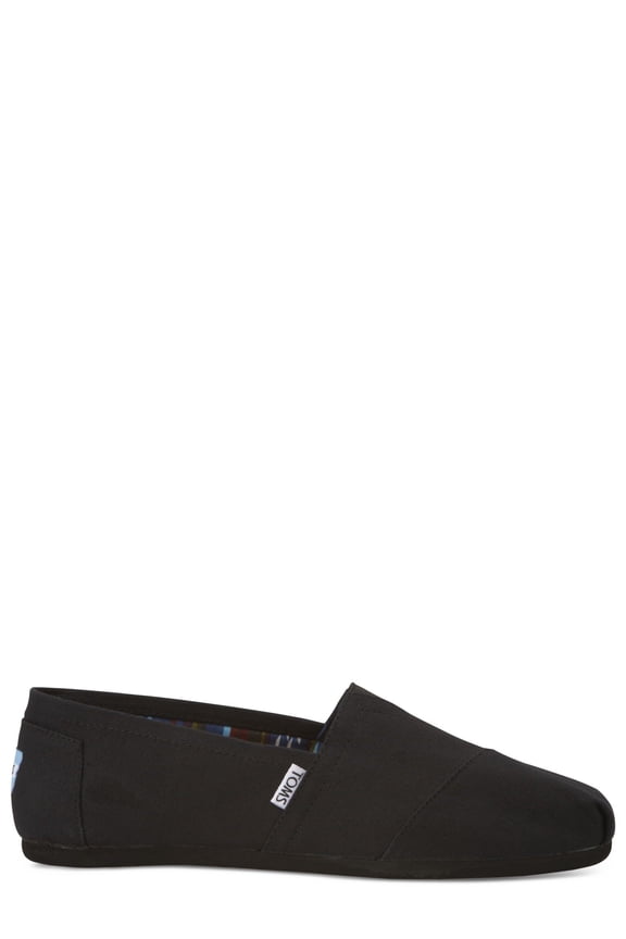 Mens Canvas Classics Slip-On - Black on Black - 11